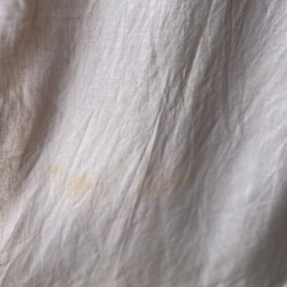 Linen Blend Button-Down Shirt Dress - Size L - Picture 7 of 7